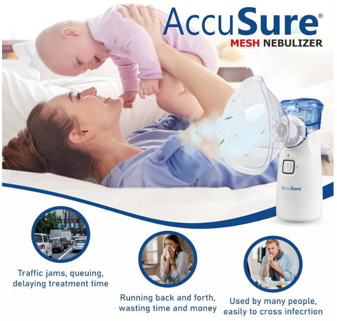 AccuSure Portable Mesh Nebuliser