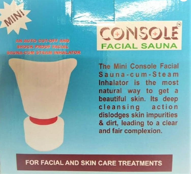 Console 2 in 1 steam inhaler Vaporizer Facial Sauna