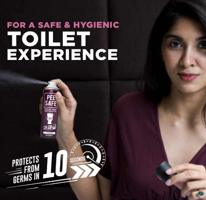 PEESAFE Pee Safe Toilet Seat Sanitizer Spray - 75 ml