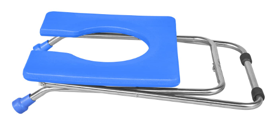 Commode Stool Chrome Finish