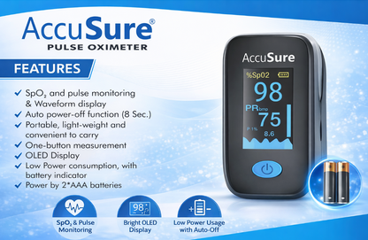 AccuSure Pulse Oximeter 2026