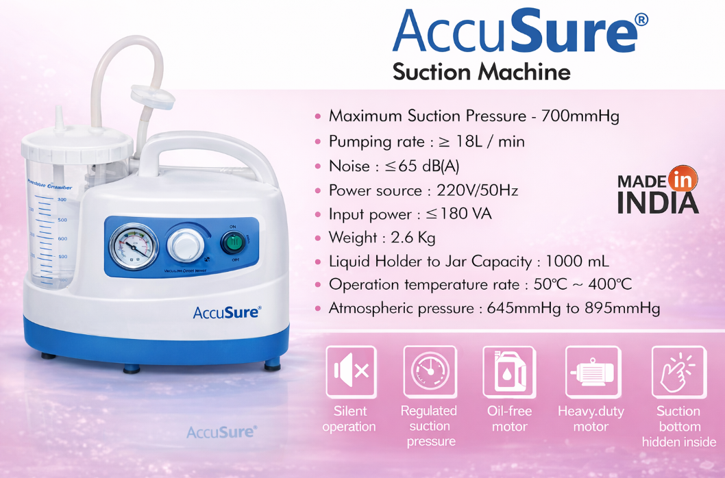 Accusure Suction Machine