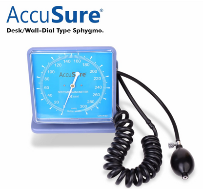 AccuSure Aneroid Sphygnomanometer Wall Type BP Monitor