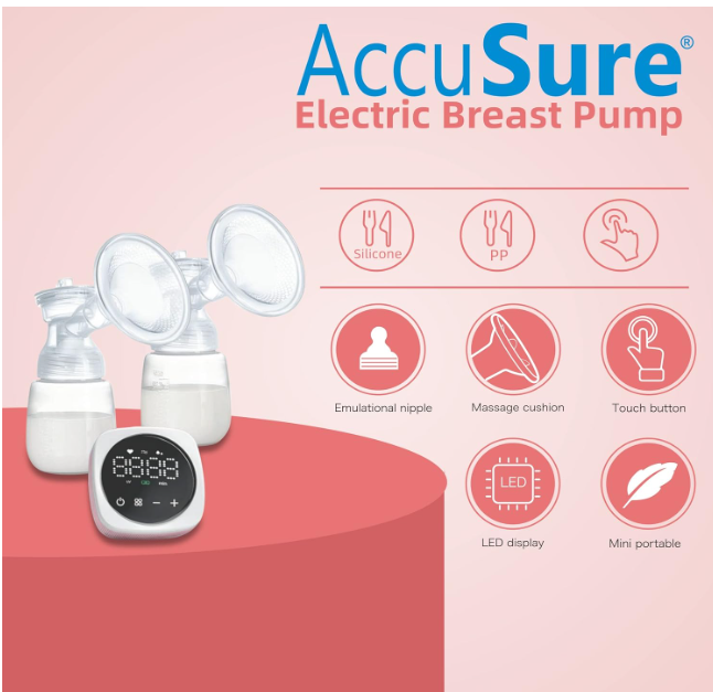 AccuSure Double Electric Breast Pump
