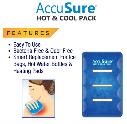 AccuSure Reusable Gel Based Hot & Cool Pack