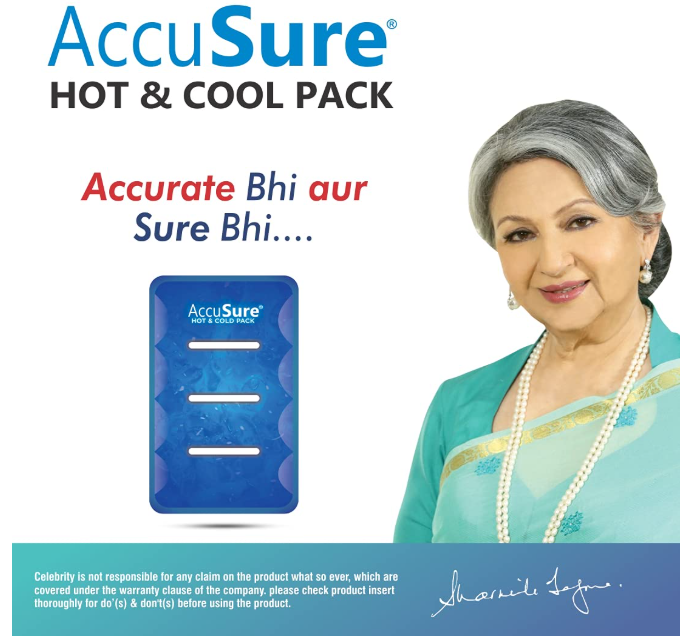 AccuSure Reusable Gel Based Hot & Cool Pack