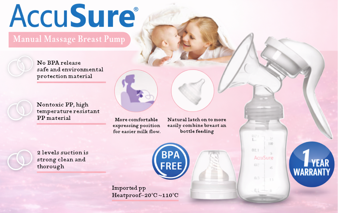 AccuSure Manual Breast Pump