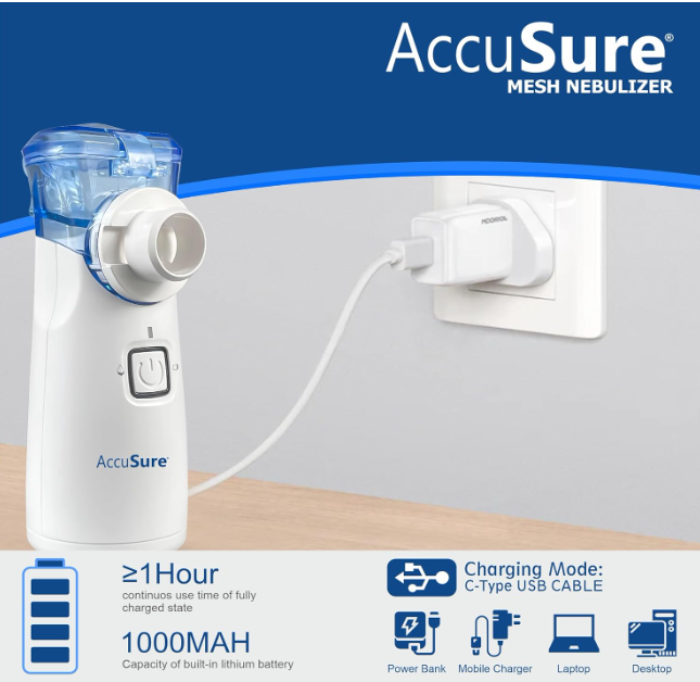 AccuSure Portable Mesh Nebuliser