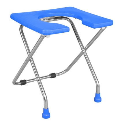 Commode Stool Chrome Finish