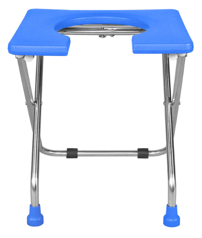 Commode Stool Chrome Finish