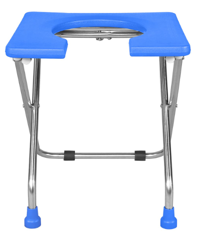 Commode Stool Chrome Finish
