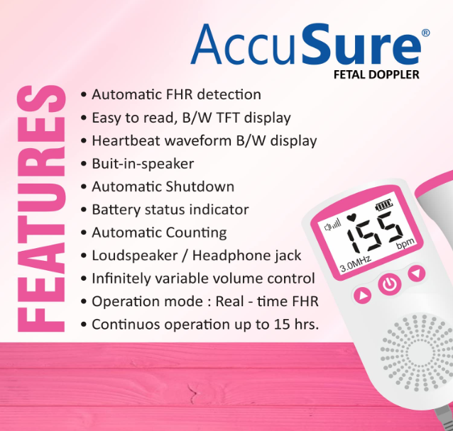 AccuSure Fetal Doppler