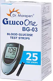 Dr. Morepen Gluco One Strips, Pack of 25