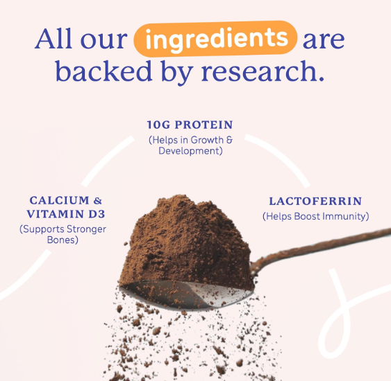 GRITZO Girls 7-9 Years SuperMilk Growth+