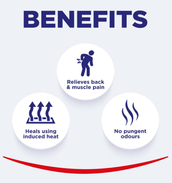 LION BELLADONNA PAIN RELIEF PLASTER 10PCS