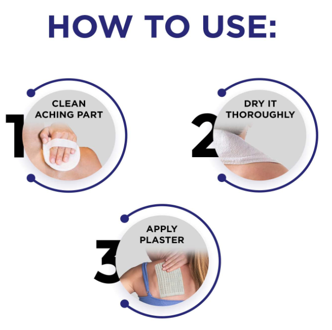 LION BELLADONNA PAIN RELIEF PLASTER 10PCS