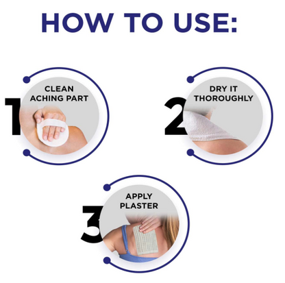 LION BELLADONNA PAIN RELIEF PLASTER 10PCS