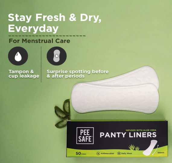 Panty Liners Aloe Vera (Pack of 50 Liners)