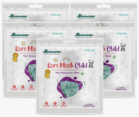 Romsons Kare Mask Child (Pack of 3)