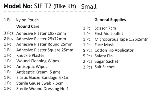 ST JOHNS First Aid Kit Model SJ T2