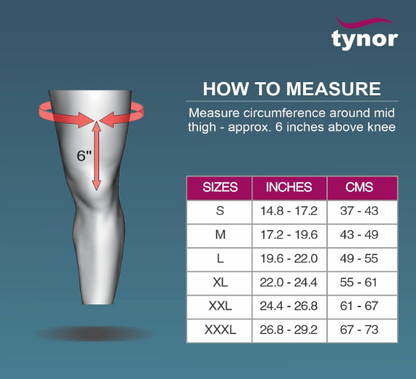 TYNOR Knee Support Hinged (Neoprene)