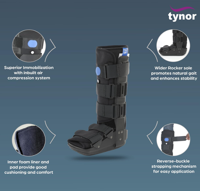 Tynor Walker Boot Air, for Foot & Ankle Support