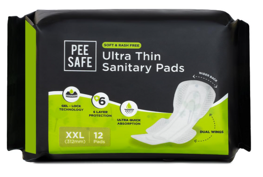 Ultra Thin Sanitary Pads For Women | XXL | 12 Pads